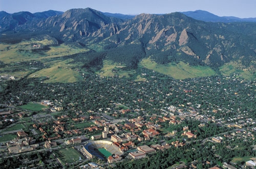 Boulder, as it seems now, forty years aftr you graduated from high school.