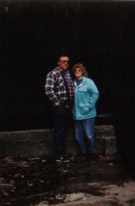 Jim and Lorri Charlson on the Roaring River in Missouri