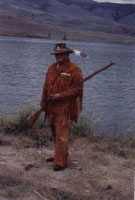 Jim Charlson, or Daniel Booone playing Jim Charlson, on the river